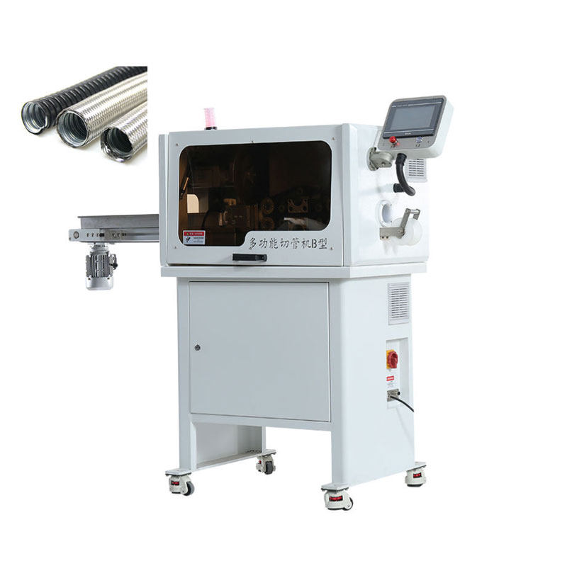 Visual tube cutting machine